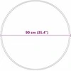 Neslystantis plaukuotas kilimas Pilka 90 x 90 cm PP