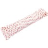 Pull Starter Cord Balta ir Raudona Ø5 mm 10 m Nailonas