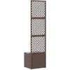 Sodo trelių vazonas Ruda 35 x 30 x 135 cm Metalas