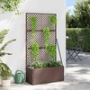 Sodo trelių vazonas Ruda 70 x 30 x 135 cm Metalas