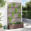 Sodo trelių vazonas Ruda 105 x 30 x 170 cm Metalas