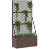 Sodo trelių vazonas Ruda 70 x 30 x 135 cm Metalas