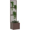 Sodo trelių vazonas Ruda 35 x 30 x 135 cm Metalas
