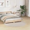Neslystantis plaukuotas kilimas Kreminė 160 x 160 cm PP
