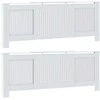 Radiatoriaus dangtis 2 pcs Balta 205 x 20,5 x 81,5cm