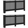 Radiatoriaus dangtis 2 pcs Juoda 172 x 19 x 81,5 cm