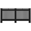 Radiatoriaus dangtis 2 pcs Juoda 172 x 19 x 81,5 cm