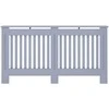 Radiatoriaus dangtis 2 pcs Pilka 152 x 19 x 81,5cm