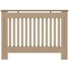 Radiatoriaus dangtis 2 pcs Sonoma ąžuolas 112 x 19 x 81,5cm