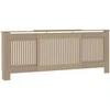 Radiatoriaus dangtis 2 pcs Sonoma ąžuolas 205 x 20,5 x 81,5cm