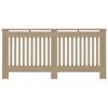 Radiatoriaus dangtis 2 pcs Sonoma ąžuolas 172 x 19 x 81,5cm