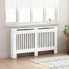 Radiatoriaus dangtis Itin blizgi balta 152 x 19 x 81,5 cm