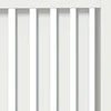 Radiatoriaus dangtis Itin blizgi balta 112 x 19 x 81,5 cm