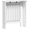 Radiatoriaus dangtis Aukštai blizganti balta 78 x 19 x 81,5 cm