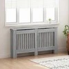 Radiatoriaus dangtis Pilka Sonoma 152 x 19 x 81,5 cm