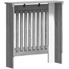 Radiatoriaus dangtis Pilka Sonoma 78 x 19 x 81,5 cm