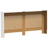 Radiatoriaus uždangalas, baltos sp., 172x19x81,5cm, MDF