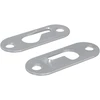 Raktelio pakabukas 2 vnt. Sidabro 45 x 16 x 3.5 mm Geležis