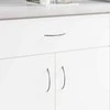 Rankena 12 pcs Sidabro 107 x 3.6 x 23 mm Nerūdijantis Plienas
