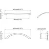 Rankena 1385 pcs Sidabro 107 x 3.6 x 23 mm Nerūdijantis Plienas