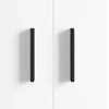 Rankena 2 pcs Juoda 106 x 7,4 x 15,5 mm Aliuminis