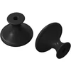 Rankena 2 vnt. Juoda Ø30 mm Aliuminis