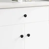 Rankena 2 vnt. Juoda Ø30 mm Aliuminis