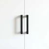 Rankena Paprastas 2 pcs Juoda 380 x 34 x 85 mm Aliuminis ir PP
