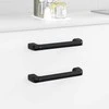 Rankena Paprastas 2 pcs Juoda 380 x 34 x 85 mm Aliuminis ir PP