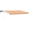 Rankinė ištraukiama markizė su LED Įvairiaspalvis 3 x 2,5 m