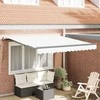 Ištraukiama markizė Balta 300 x 250 cm Poliesteris ir plienas
