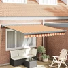 Ištraukiama markizė Geltona ir Oranžinė 350 x 250 cm