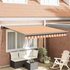 Ištraukiama markizė Geltona ir Oranžinė 350 x 250 cm
