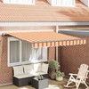 Ištraukiama markizė Geltona ir Oranžinė 300 x 250 cm