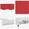 Ištraukiama markizė Raudona 300 x 250 cm Audinys ir metalas