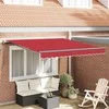 Ištraukiama markizė Raudona 350 x 250 cm Poliesteris ir plienas