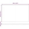Ištraukiama markizė Raudona ir balta 500 × 300 cm