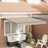 Ištraukiama markizė Smėlio 350 x 250 cm Poliesteris ir plienas