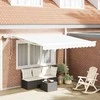 Ištraukiama markizė Balta 300 x 250 cm Audinys ir plienas