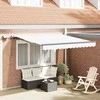 Ištraukiama markizė Balta 350 x 250 cm audinys