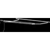 Ištraukiama markizė Juoda 350 x 250 cm Audinys ir plienas