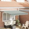Ištraukiama markizė Žalia ir balta 350 x 250 cm