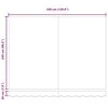 Ištraukiama markizė Žalia ir balta 350 x 250 cm