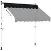 Rankinė sulankstoma markizė Juoda 400 cm