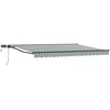 Rankinis markizės rėmas su LED 4 × 3,5 m