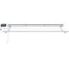 Rankinis markizės rėmas su LED Baltas 3 x 2,5 m Aliuminis