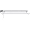 Rankinis markizės rėmas su LED Baltas 3,5 x 2,5 m