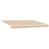 Rankinis markizės rėmas su LED 4,5 × 3 m