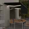 Rankiniu būdu ištraukiama markizė, antracito, 5x3m