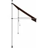 Rankiniu būdu ištraukiama markizė, oranžinė ir ruda, 400cm